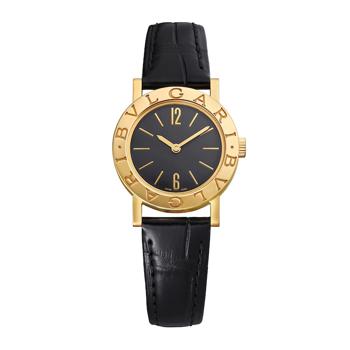 Bvlgari 18K Yellow Gold BVLGARI BVLGARI Double Logo Ladies Watch