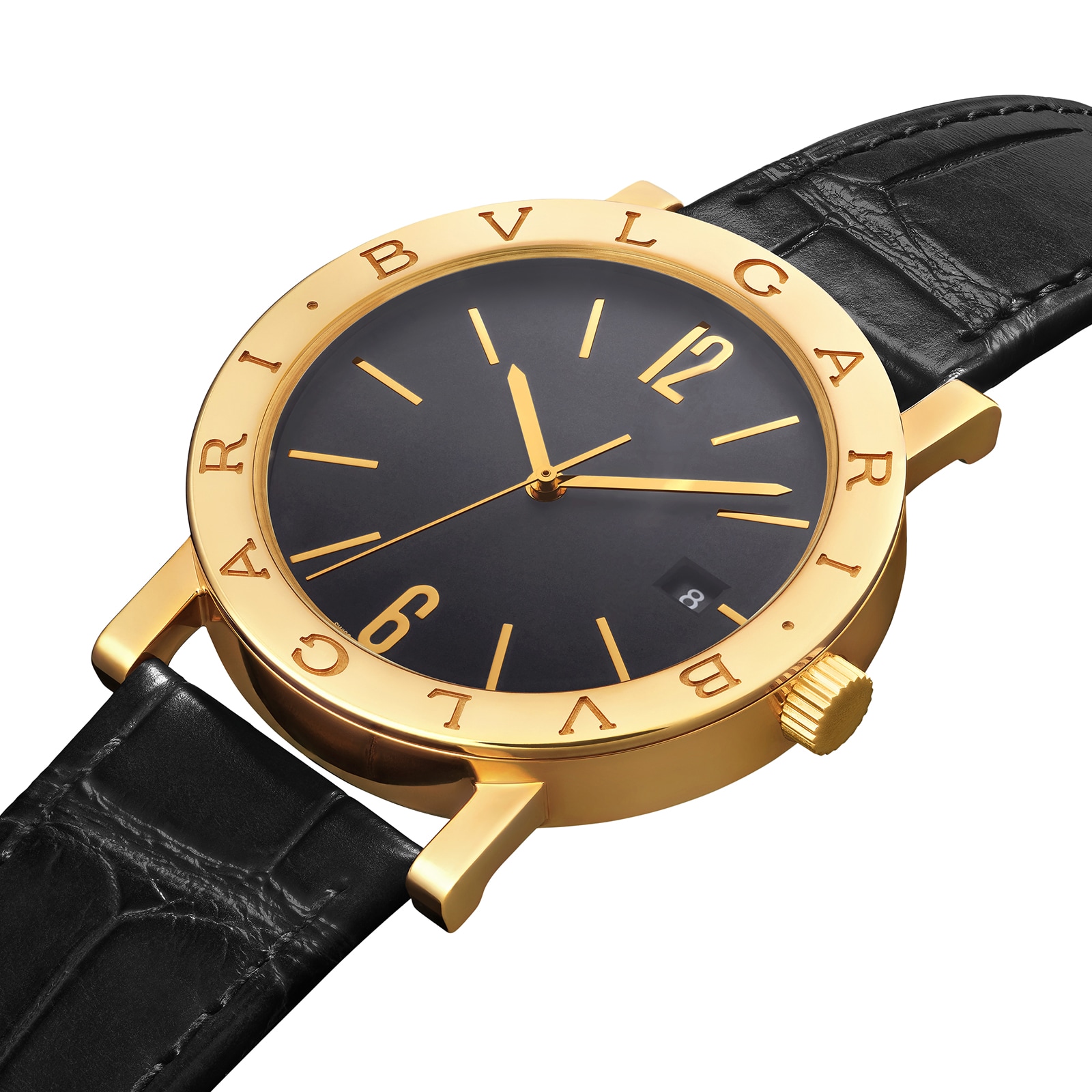 Bvlgari mens gold watch sale