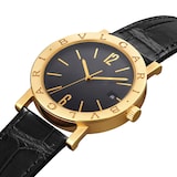 Bvlgari 18K Yellow Gold BVLGARI BVLGARI Double Logo Mens Watch