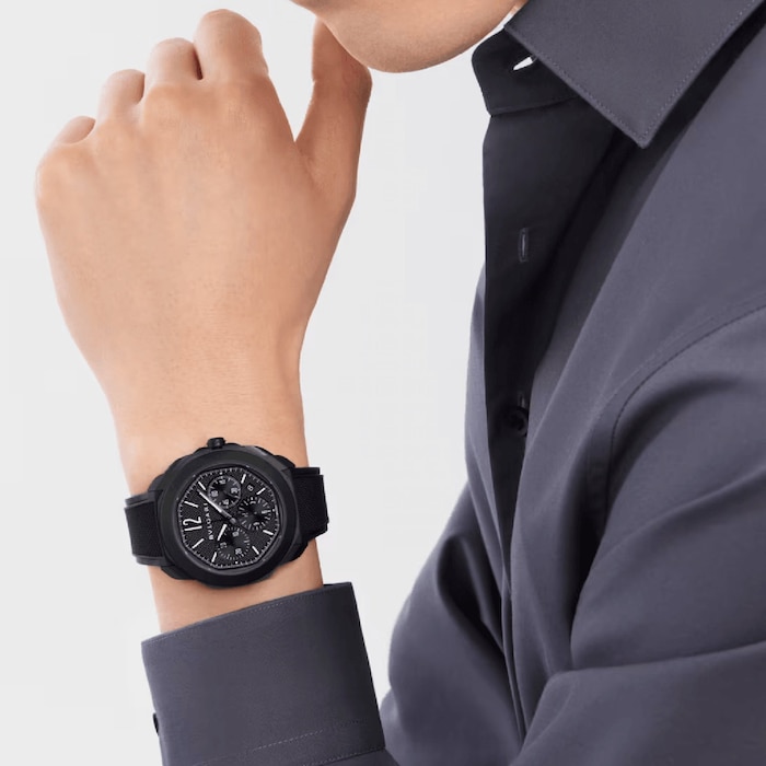 BVLGARI Octo Roma 41mm Mens Watch Black