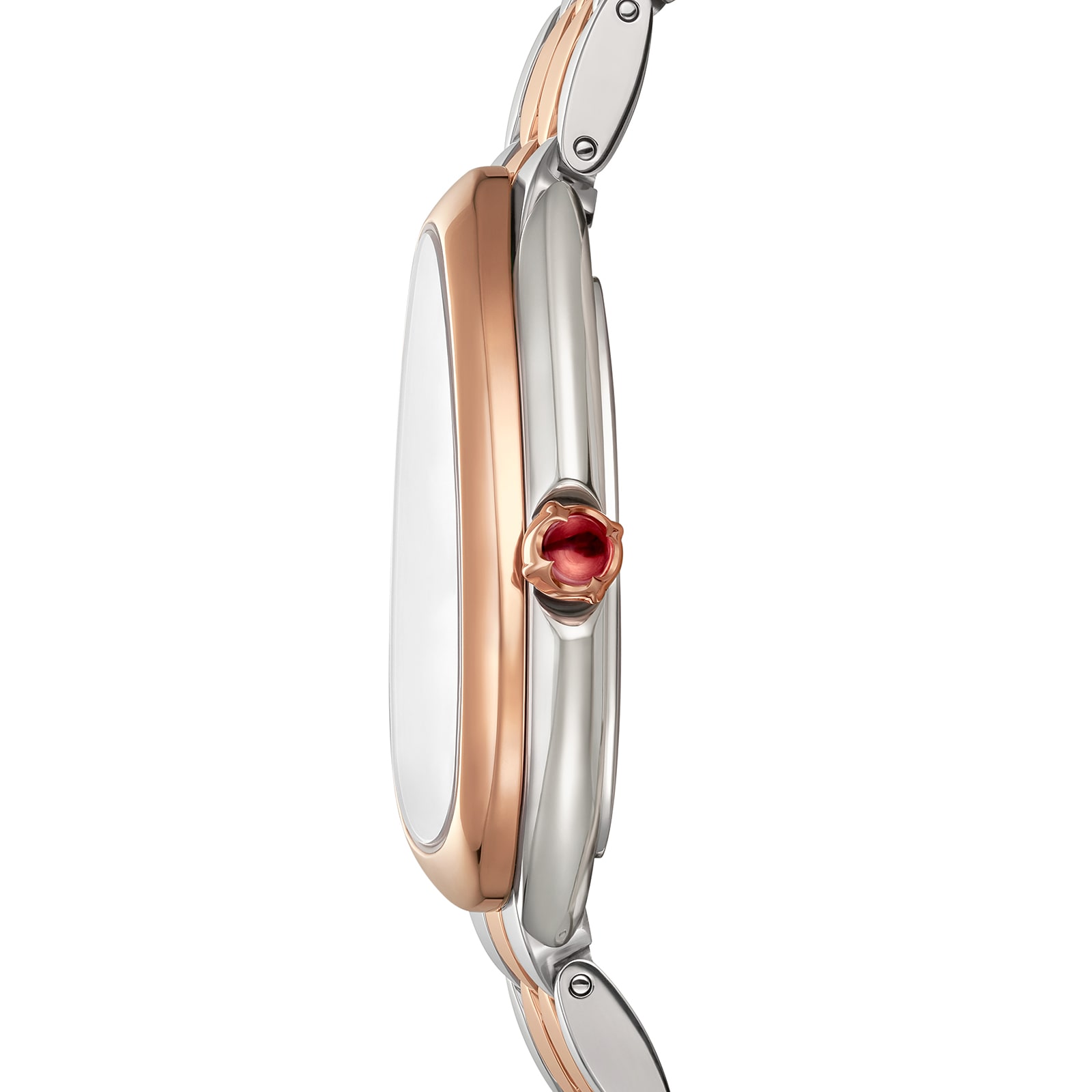Bvlgari Stainless Steel & 18K Rose Gold Serpenti Seduttori Watch