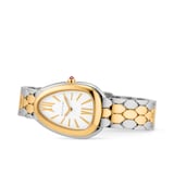 Bvlgari Stainless Steel & 18K Yellow Gold Serpenti Seduttori Watch