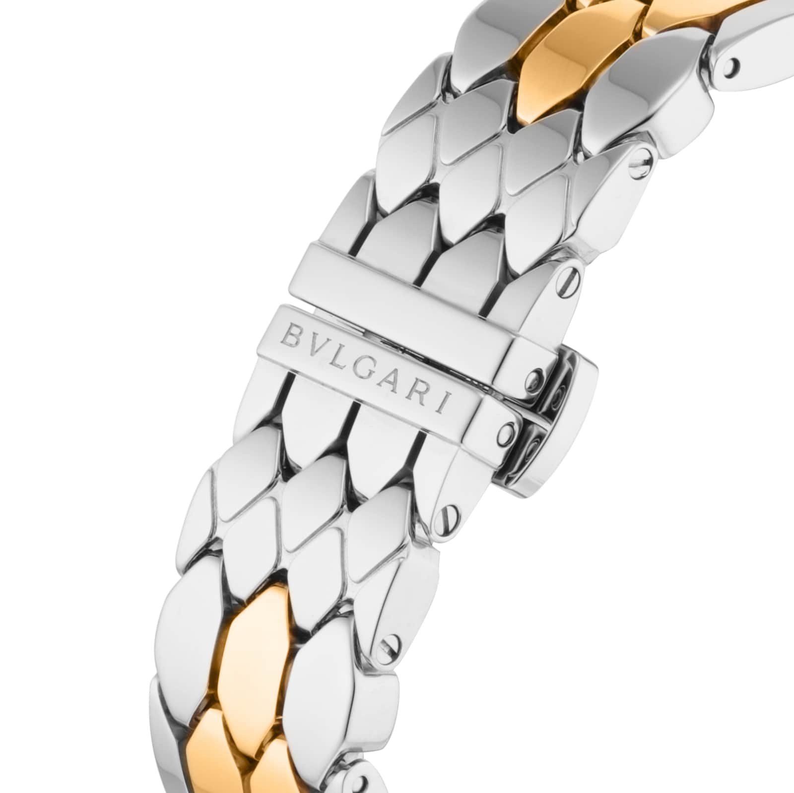 Bvlgari Stainless Steel & 18K Yellow Gold Serpenti Seduttori Watch