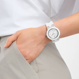 Bvlgari White Aluminium Bvlgari Bvlgari Automatic Watch