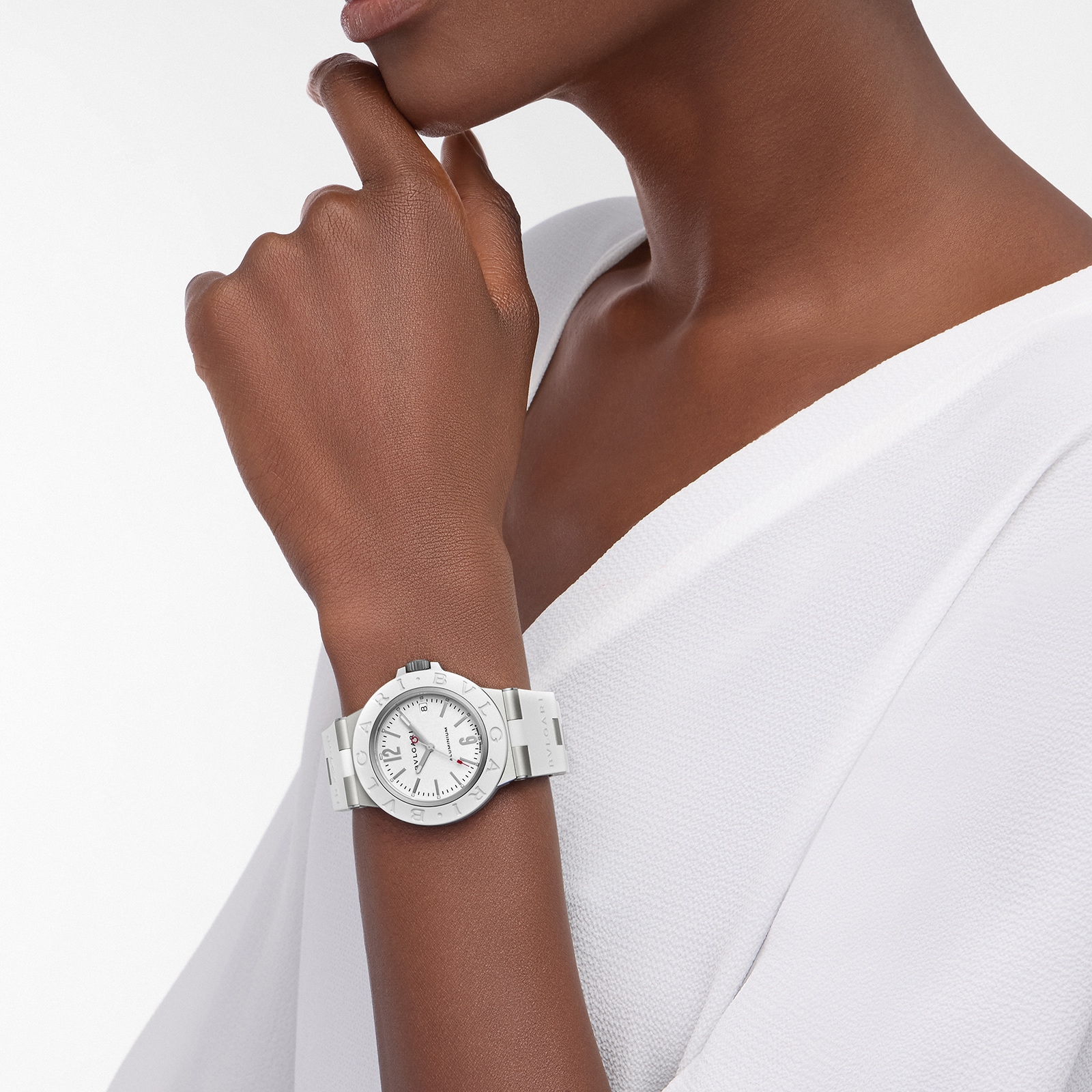 Bvlgari White Aluminium Bvlgari Bvlgari Automatic Watch