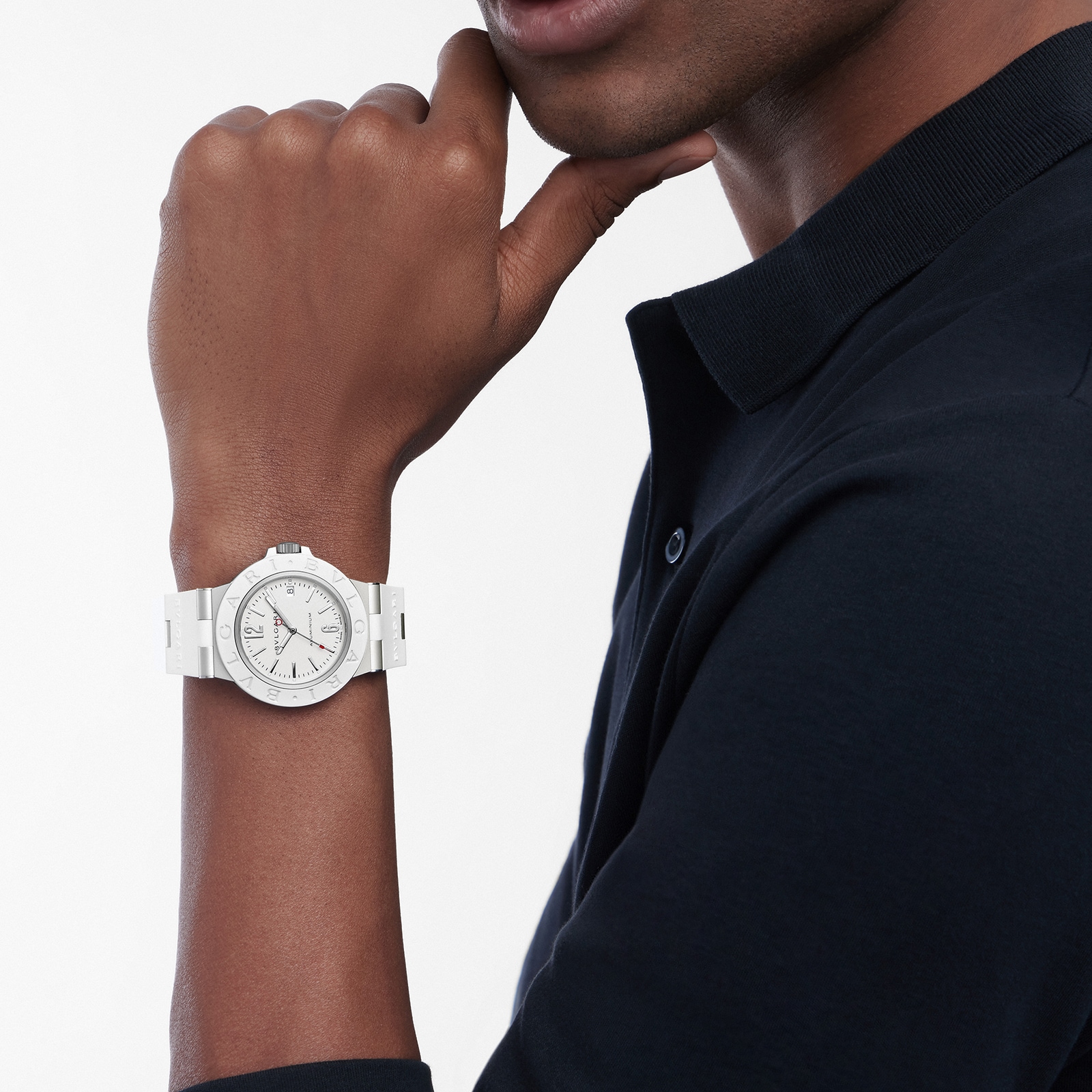 Bvlgari White Aluminium Bvlgari Bvlgari Automatic Watch