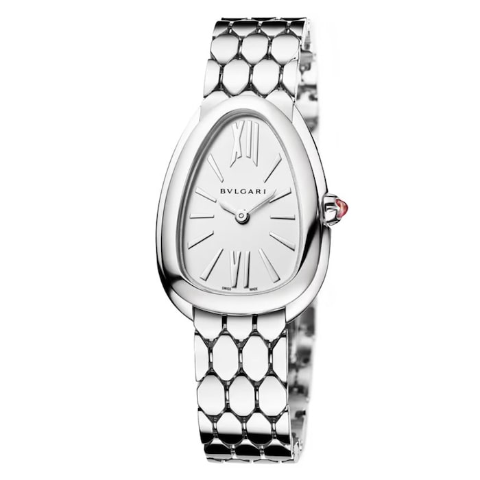 Bvlgari Serpenti Seduttori 33mm Ladies Watch Silver