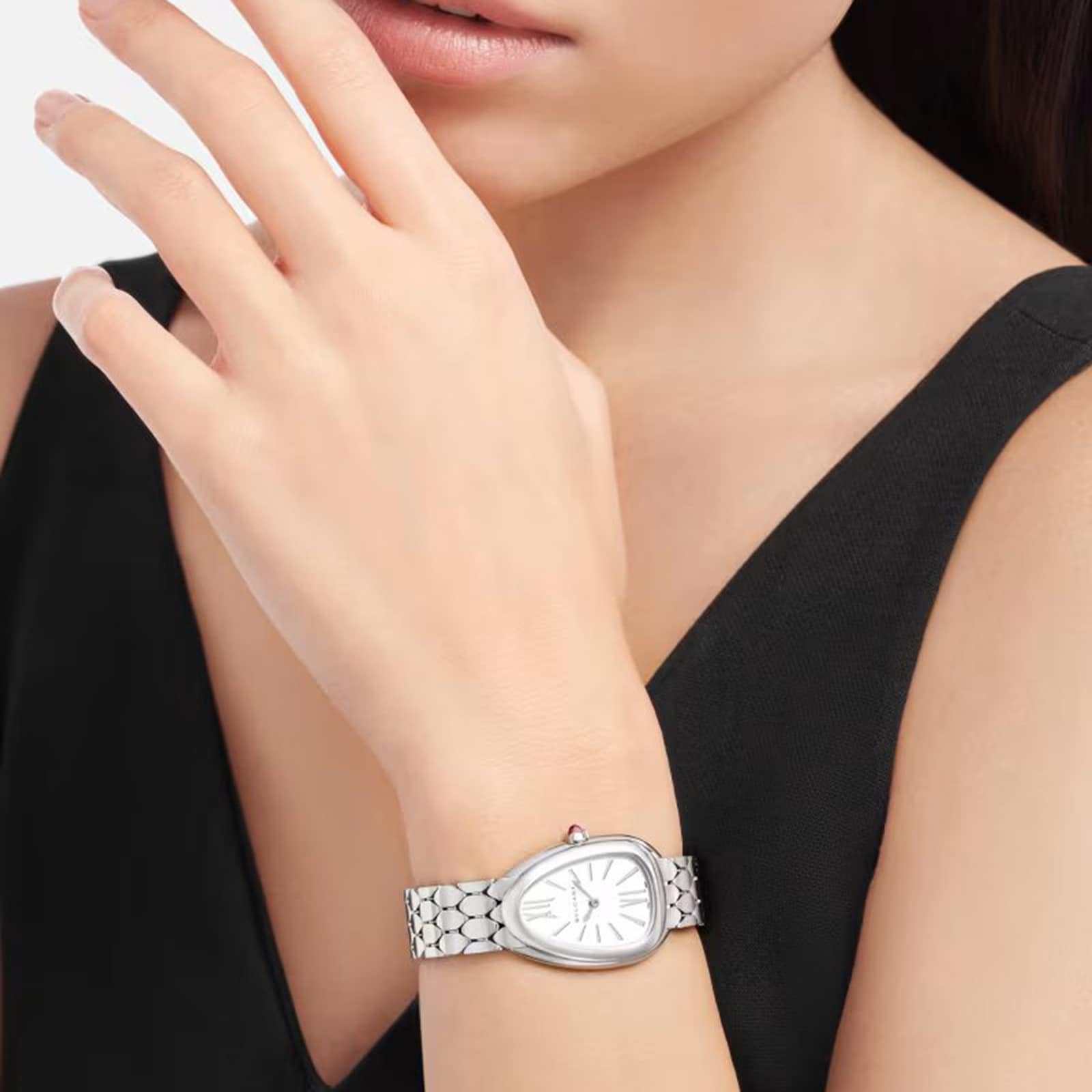 Bvlgari Serpenti Seduttori 33mm Ladies Watch Silver Bvlgari Serpenti Seduttori 33mm Ladies Watch Silver