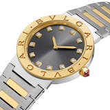 Bvlgari Bvlgari Bvlgari 33mm Ladies Watch Stainless Steel and 18k Yellow Gold