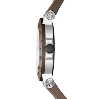 Bvlgari Bvlgari Aluminium GMT x Fender® Limited Edition 40mm Mens Watch Brown