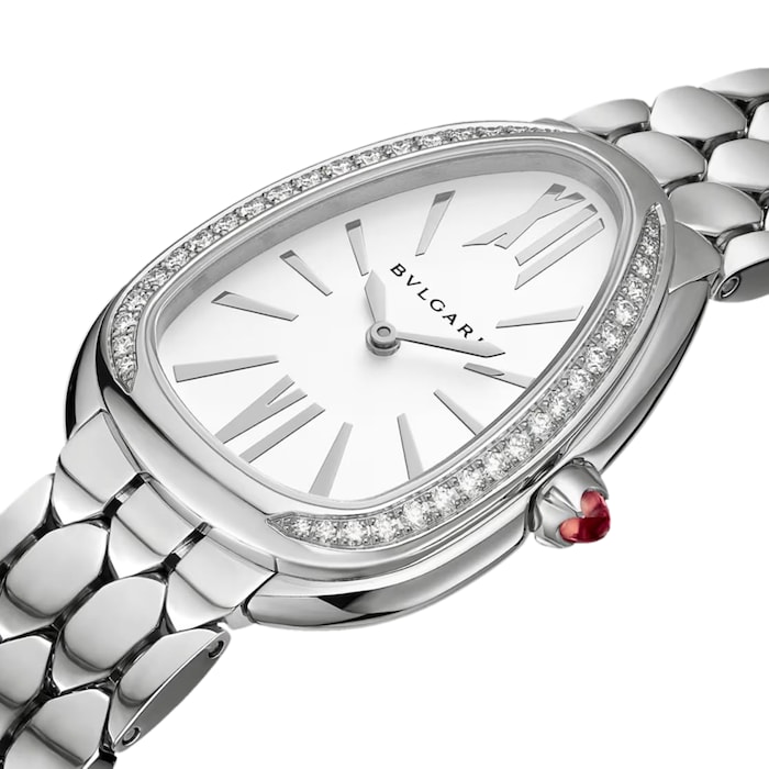 BVLGARI Serpenti Seduttori 33mm Ladies Watch White