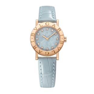 Bvlgari Bvlgari Bvlgari 26mm Ladies Watch Blue 18K Rose Gold