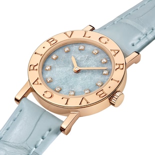Bvlgari Bvlgari Bvlgari 26mm Ladies Watch Blue 18K Rose Gold
