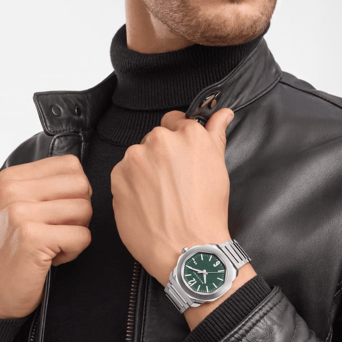BVLGARI Octo Roma 41mm Mens Watch Green