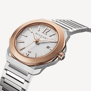 BVLGARI Octo Roma 41mm Mens Watch 18ct Rose Gold