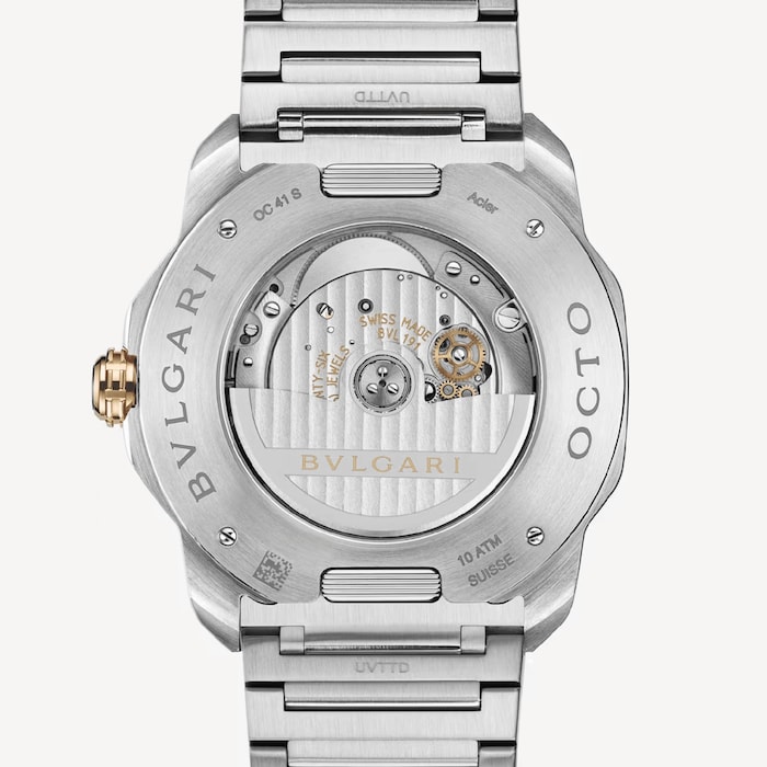 BVLGARI Octo Roma 41mm Mens Watch 18ct Rose Gold