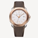 BVLGARI Octo Roma 41mm Mens Watch 18ct Rose Gold