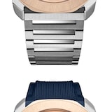 BVLGARI Octo Roma 41mm Mens Watch Blue 18ct Rose Gold