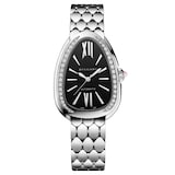 BVLGARI Serpenti Seduttori Automatic 34mm Ladies Watch Black