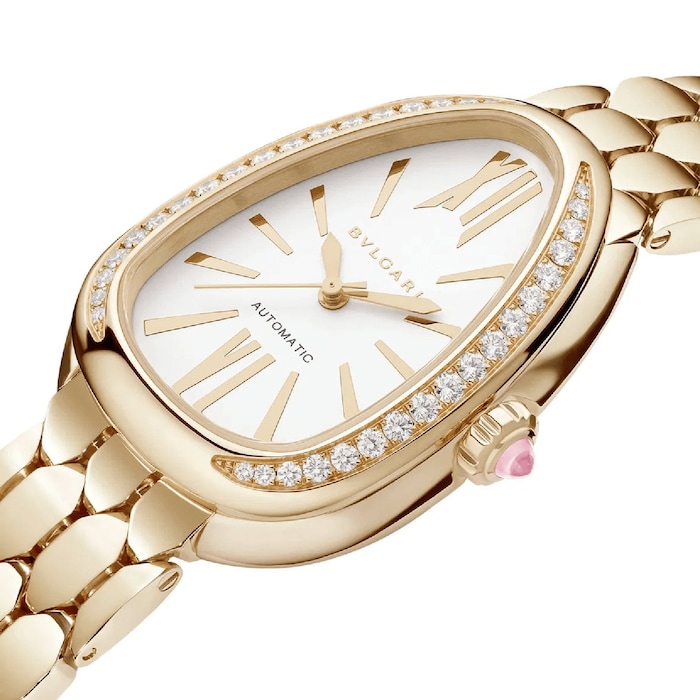 BVLGARI Serpenti Seduttori Automatic 34mm Ladies Watch 18ct Yellow Gold