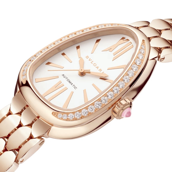 BVLGARI Serpenti Seduttori Automatic 34mm Ladies Watch 18ct Rose Gold