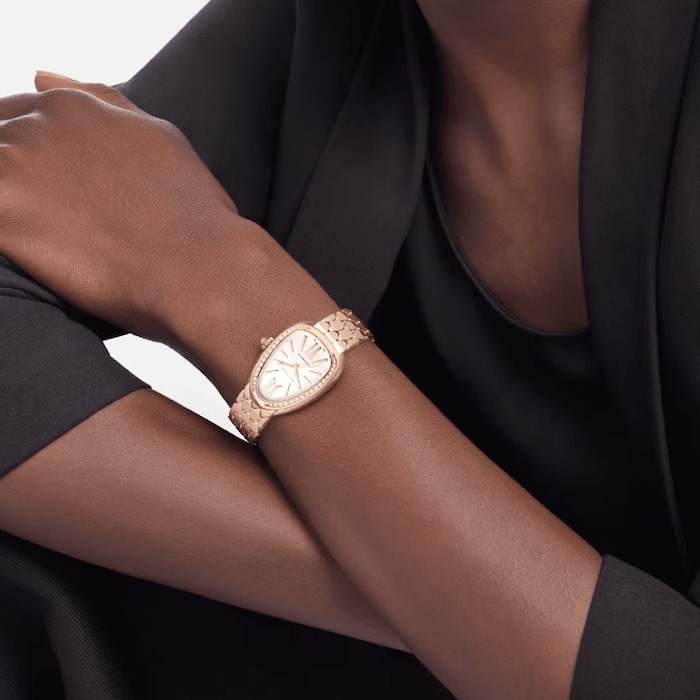 BVLGARI Serpenti Seduttori Automatic 34mm Ladies Watch 18ct Rose Gold