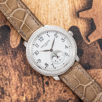 Pre-Owned Patek Philippe Diamond Ribbon Joallerie Moon Phases