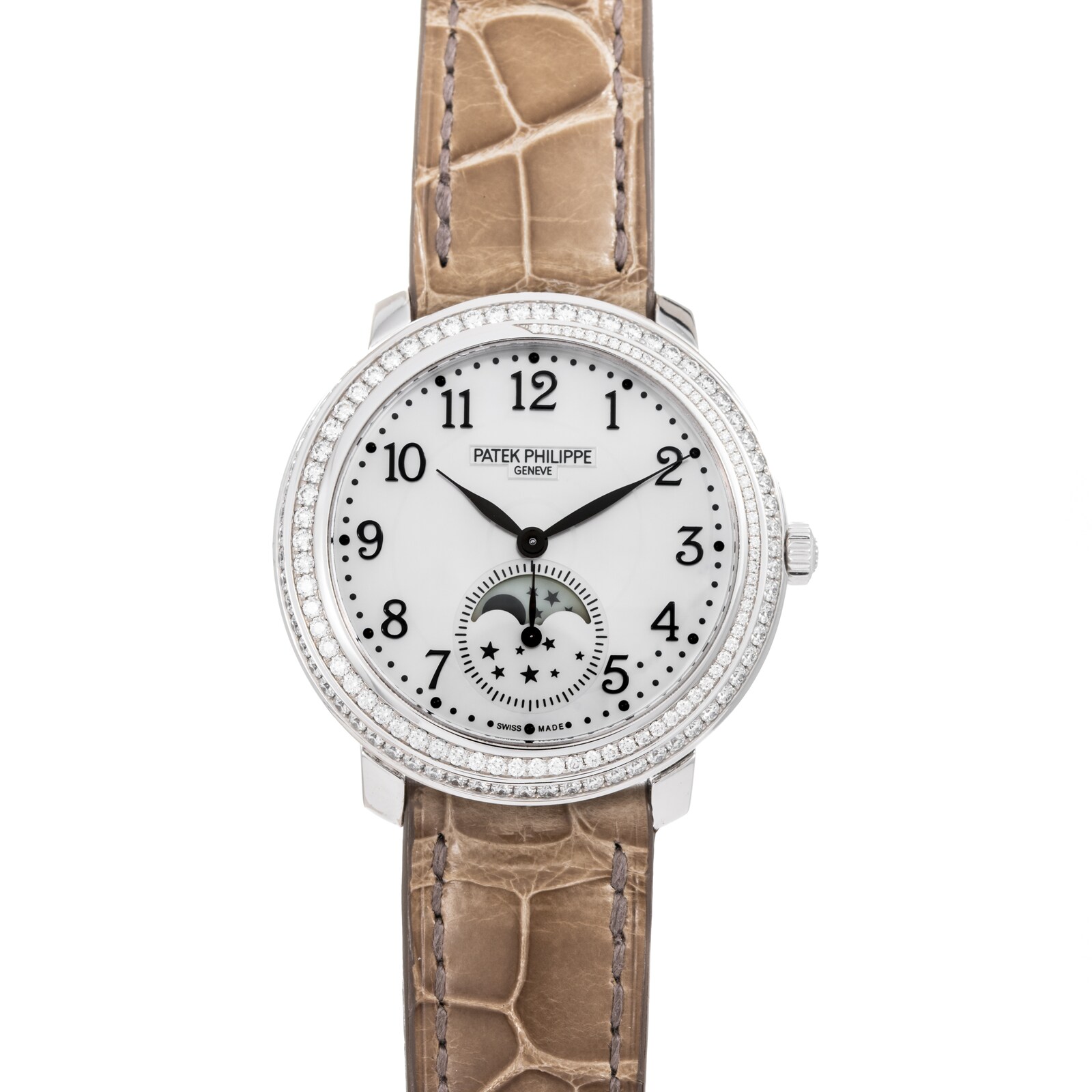Pre-Owned Patek Philippe Diamond Ribbon Joallerie Moon Phases