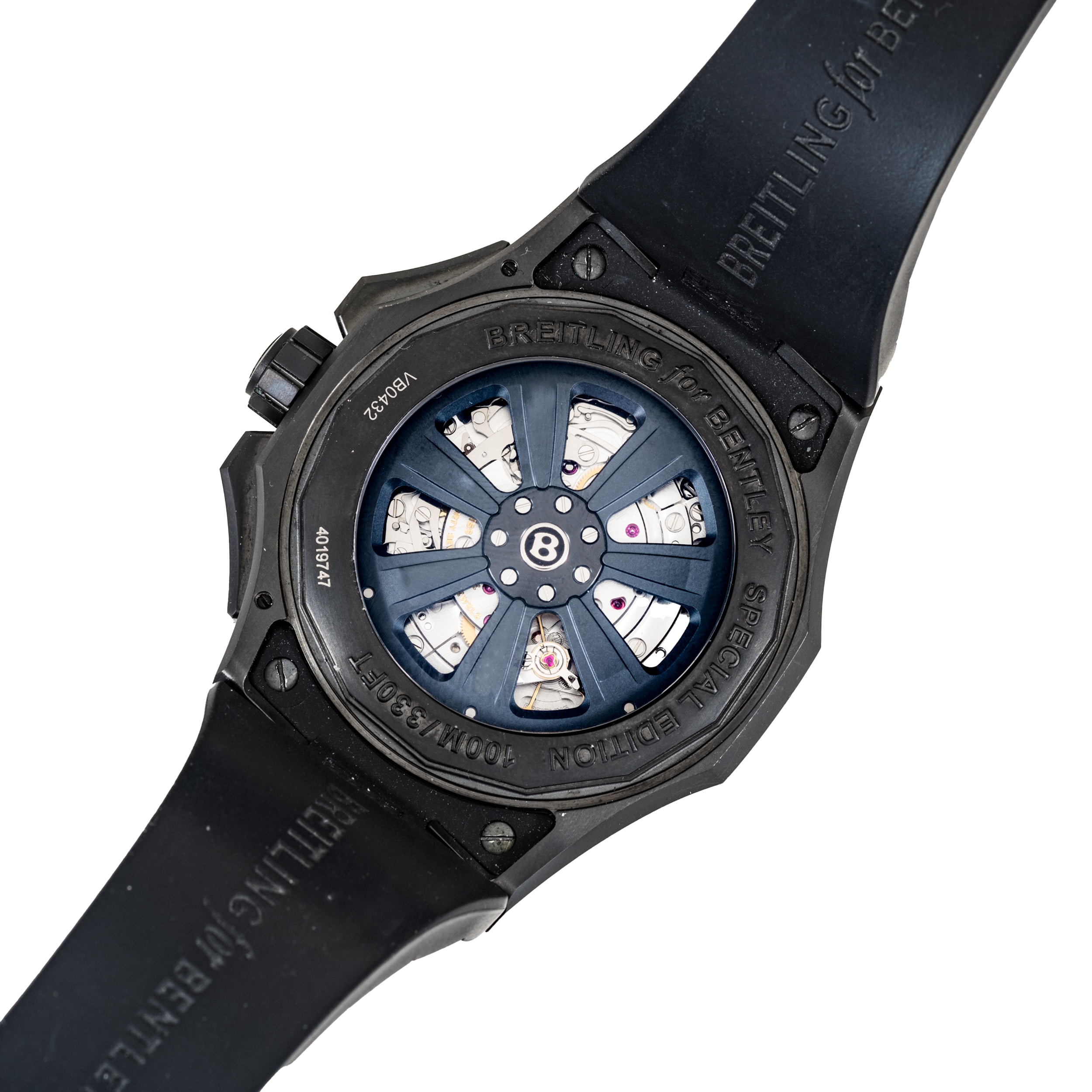 Breitling For Bentley Motors GMT Chronograph Light Body B04 Midnight Carbon  Special Edition