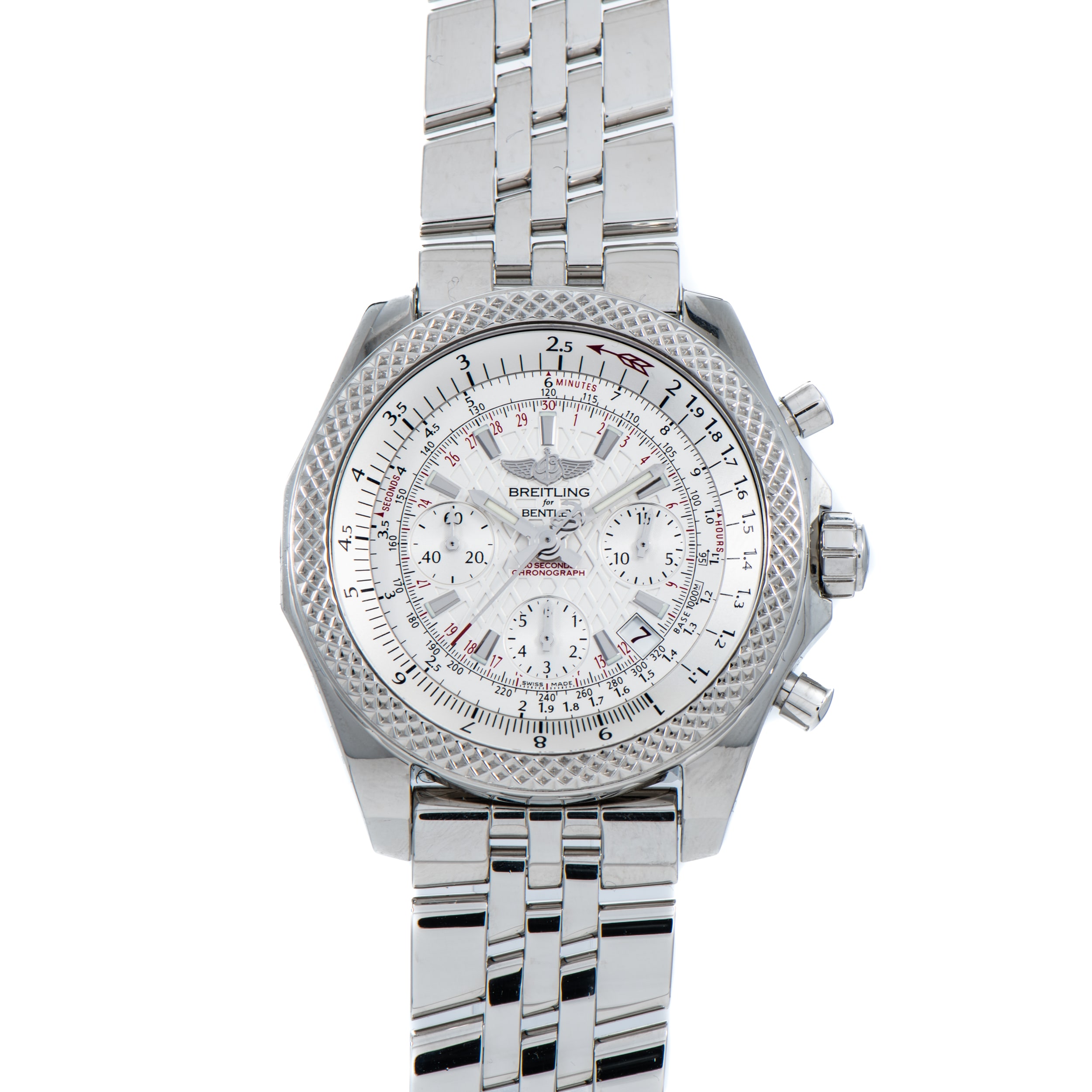 Breitling bentley deals white face