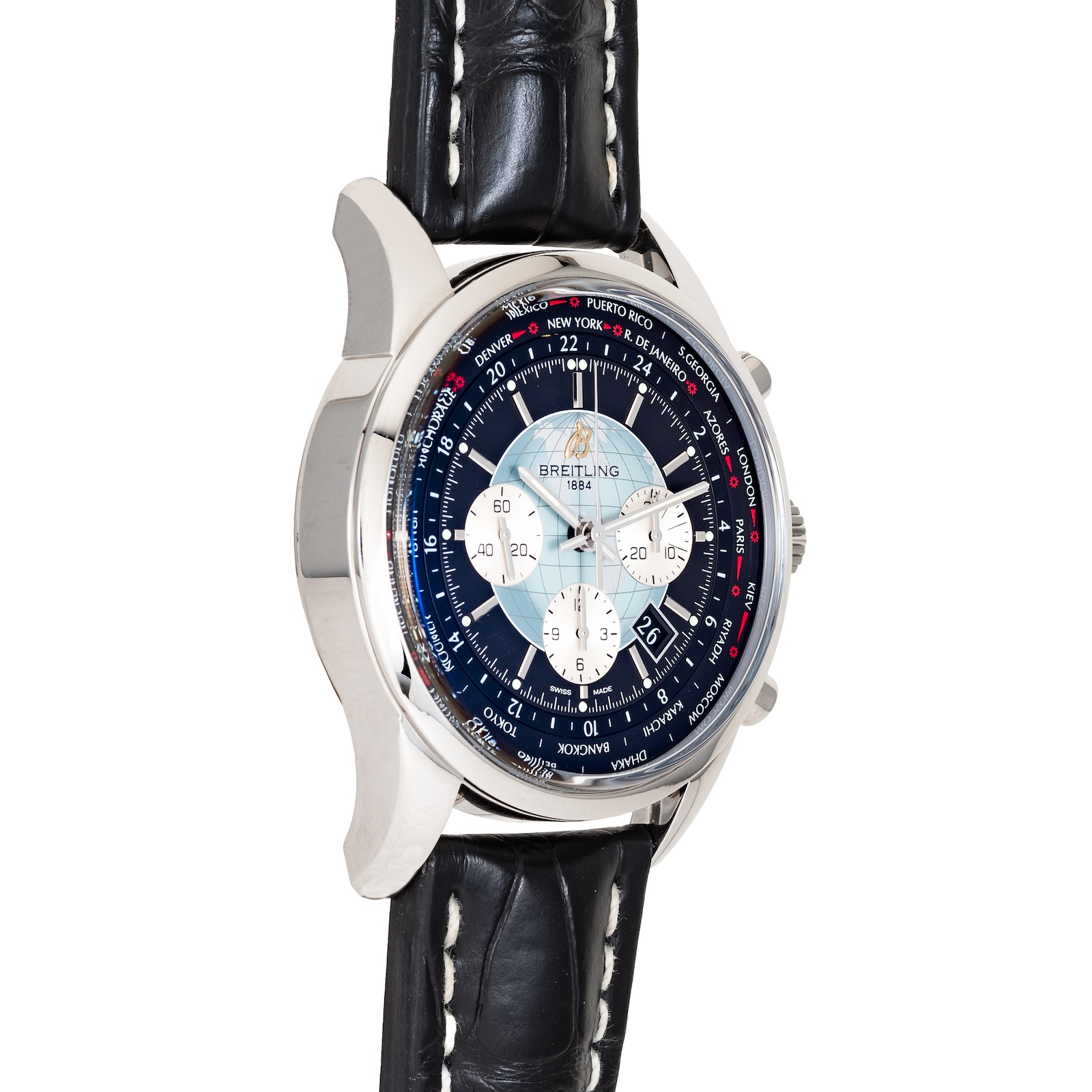 Pre-Owned Breitling Transocean Chronograph Unitime