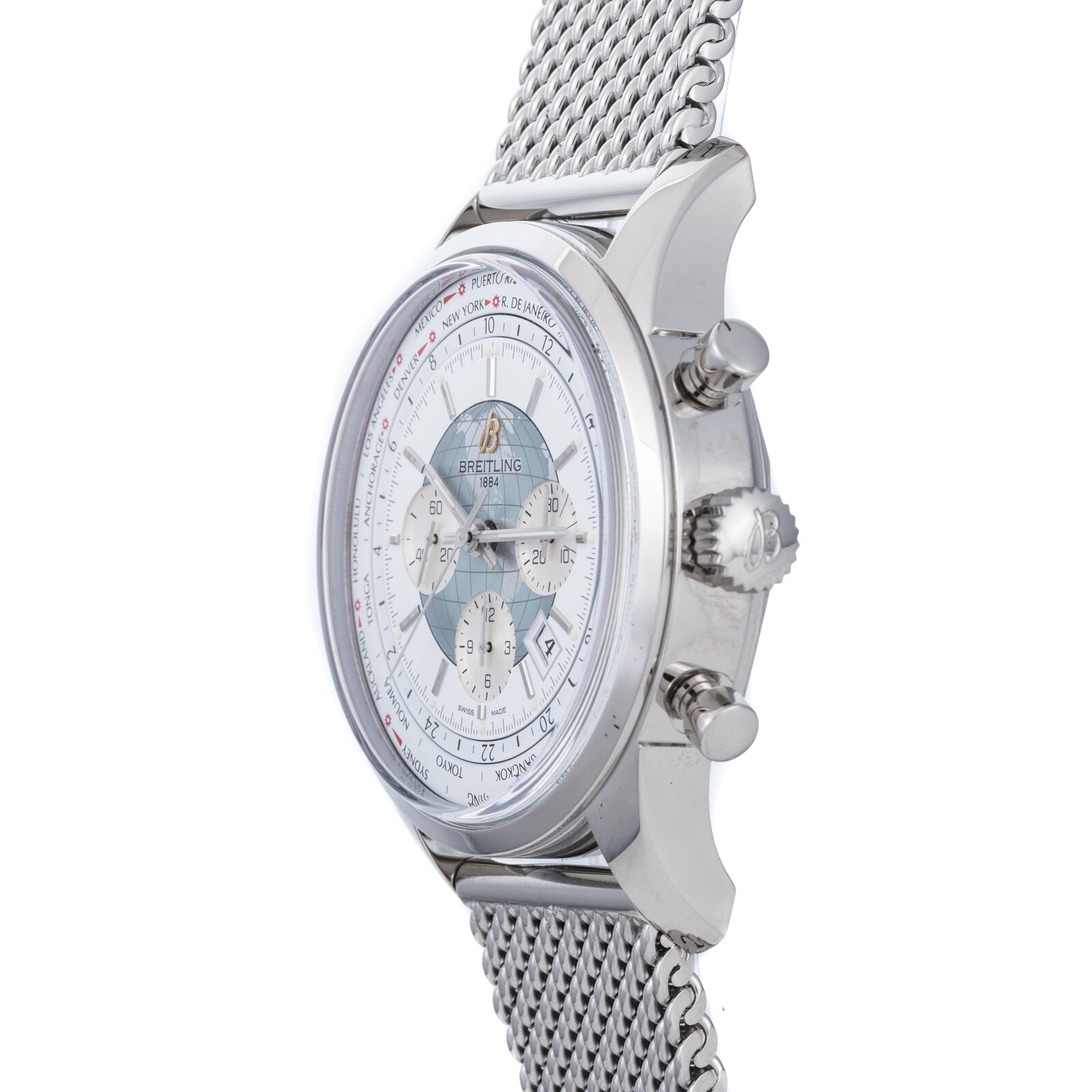 Pre-Owned Breitling Transocean Chronograph Unitime