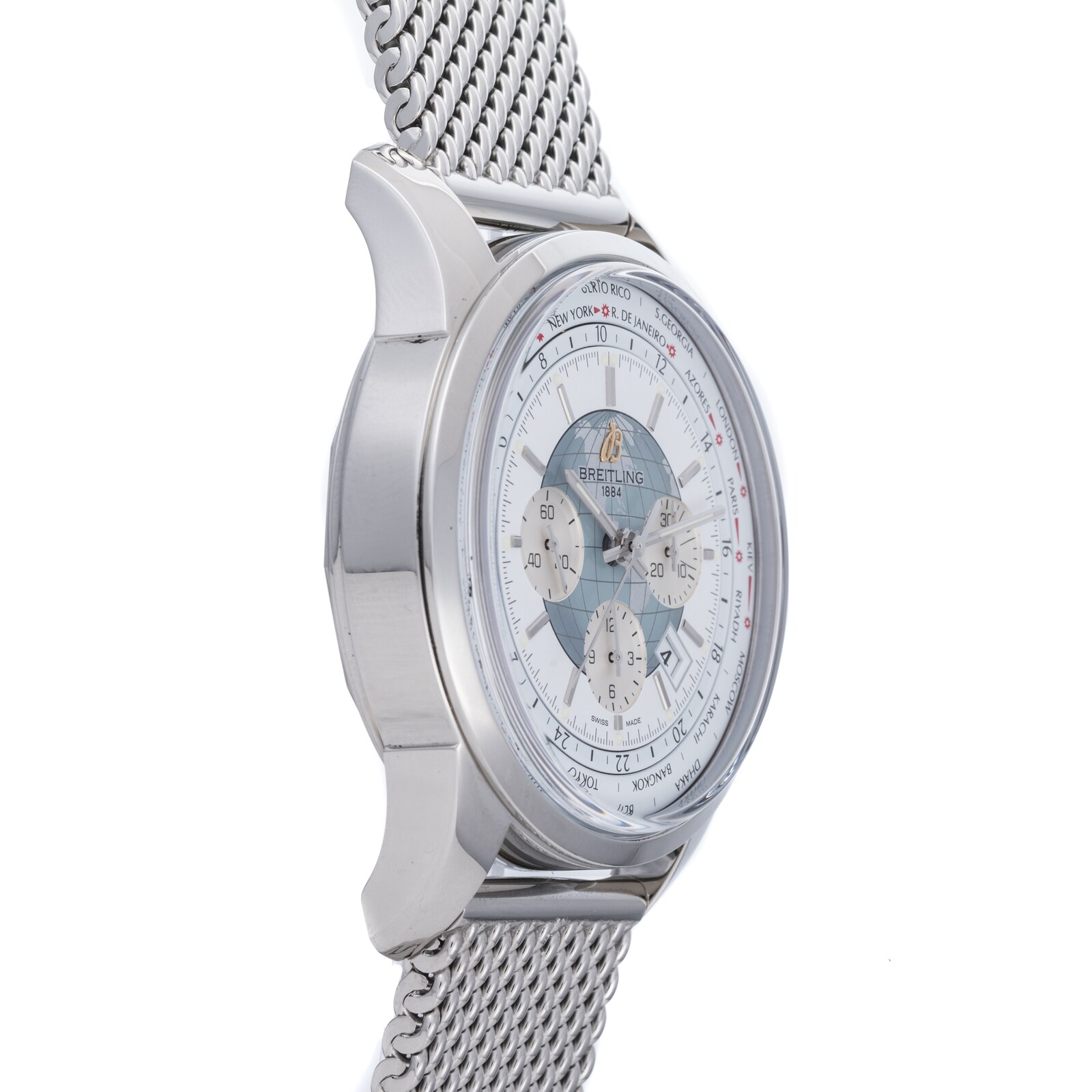 Pre-Owned Breitling Transocean Chronograph Unitime