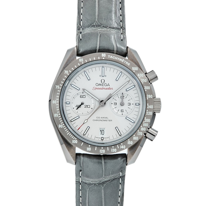 Pre-Owned Omega by Analog Shift Pre- Owned Speedmaster Co-Axial 'Grey Side Of The Moon' Chronograph