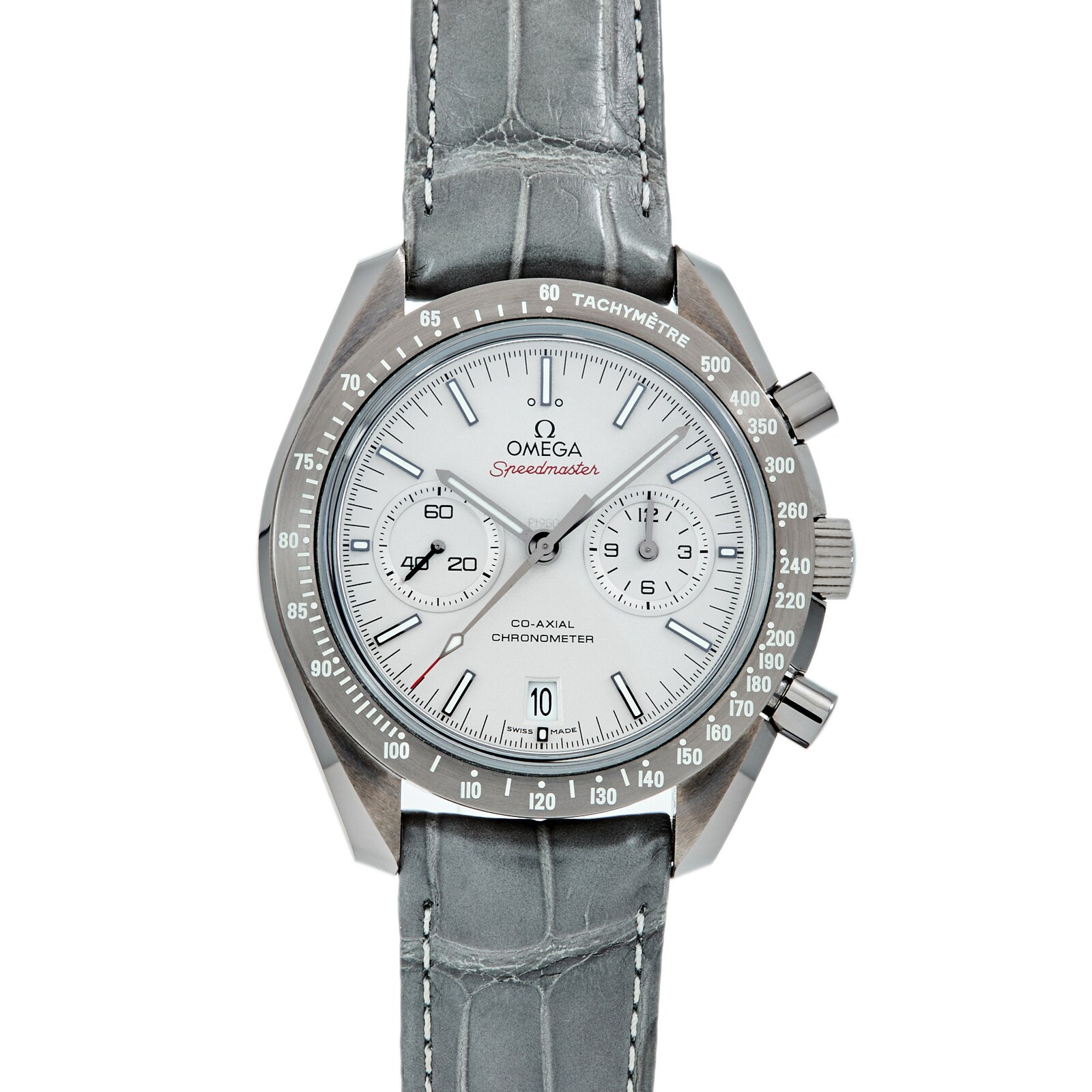 Pre-Owned Omega by Analog Shift Pre- Owned Speedmaster Co-Axial 'Grey Side Of The Moon' Chronograph