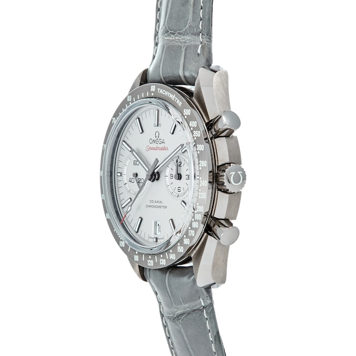 Pre-Owned Omega by Analog Shift Pre- Owned Omega Speedmaster Co-Axial 'Grey Side Of The Moon' Chronograph