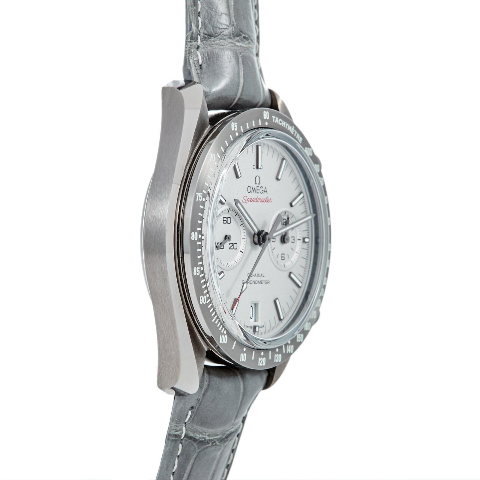 Pre-Owned Omega by Analog Shift Pre- Owned Speedmaster Co-Axial 'Grey Side Of The Moon' Chronograph