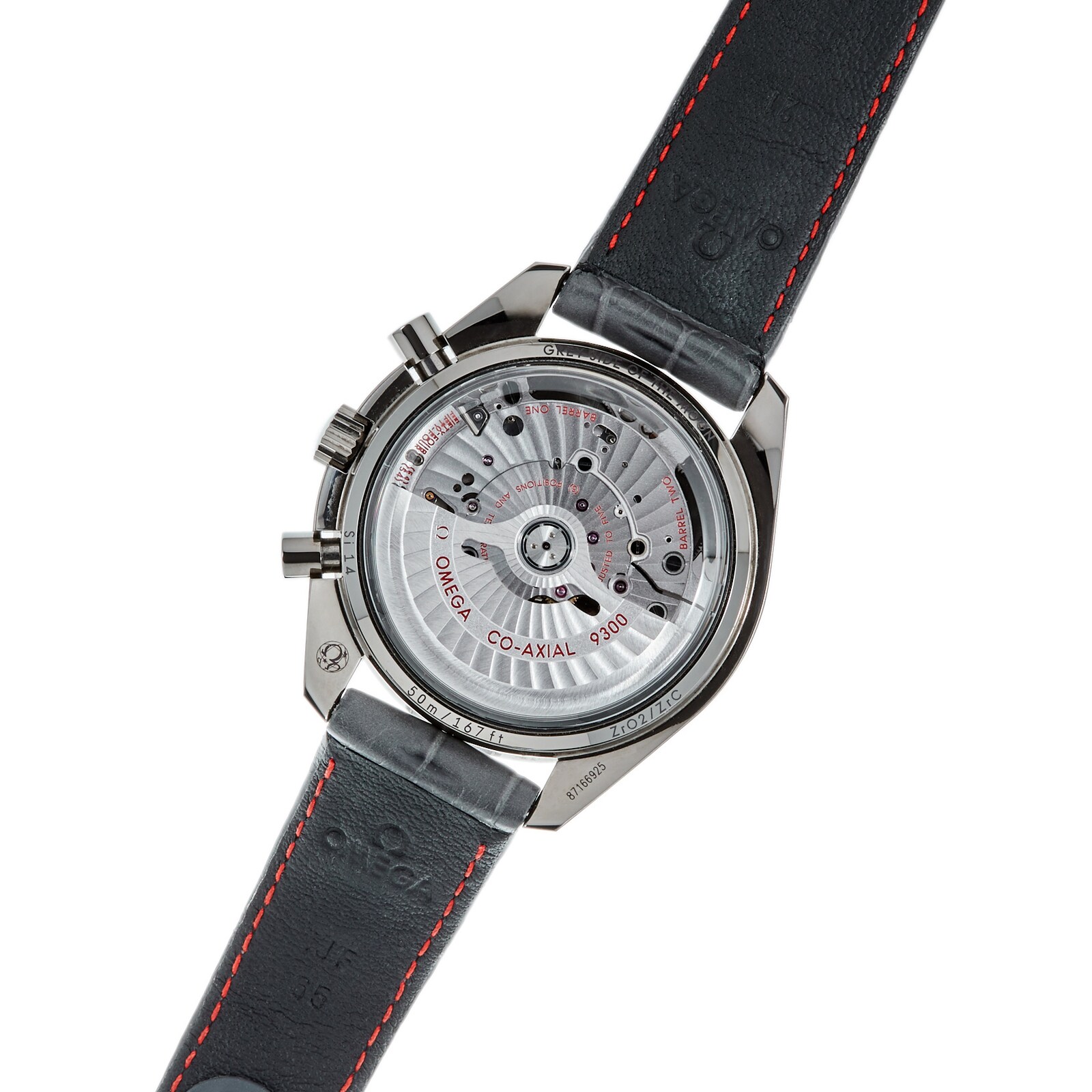 Pre-Owned Omega by Analog Shift Pre- Owned Speedmaster Co-Axial 'Grey Side Of The Moon' Chronograph