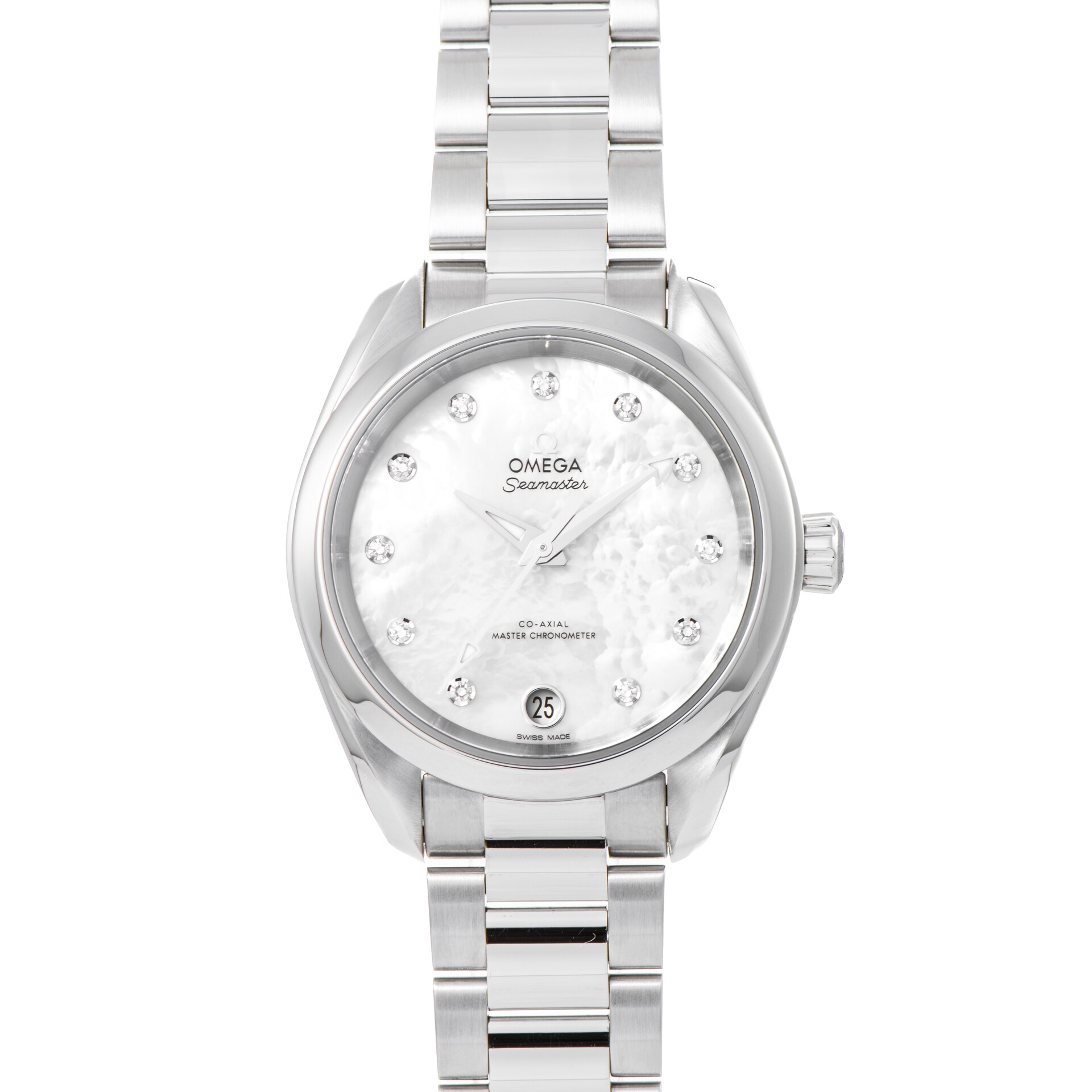 Pre-Owned Omega Omega Seamaster Aqua Terra Co-Axial 'Mother Of Pearl'