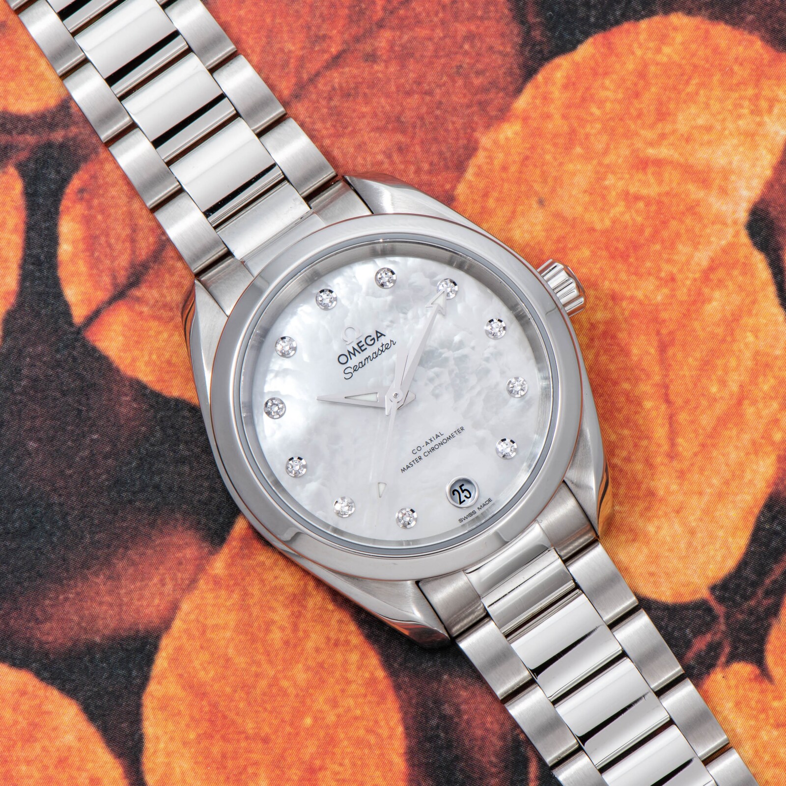 Pre-Owned Omega Seamaster Aqua Terra Co-Axial 'Mother Of Pearl'