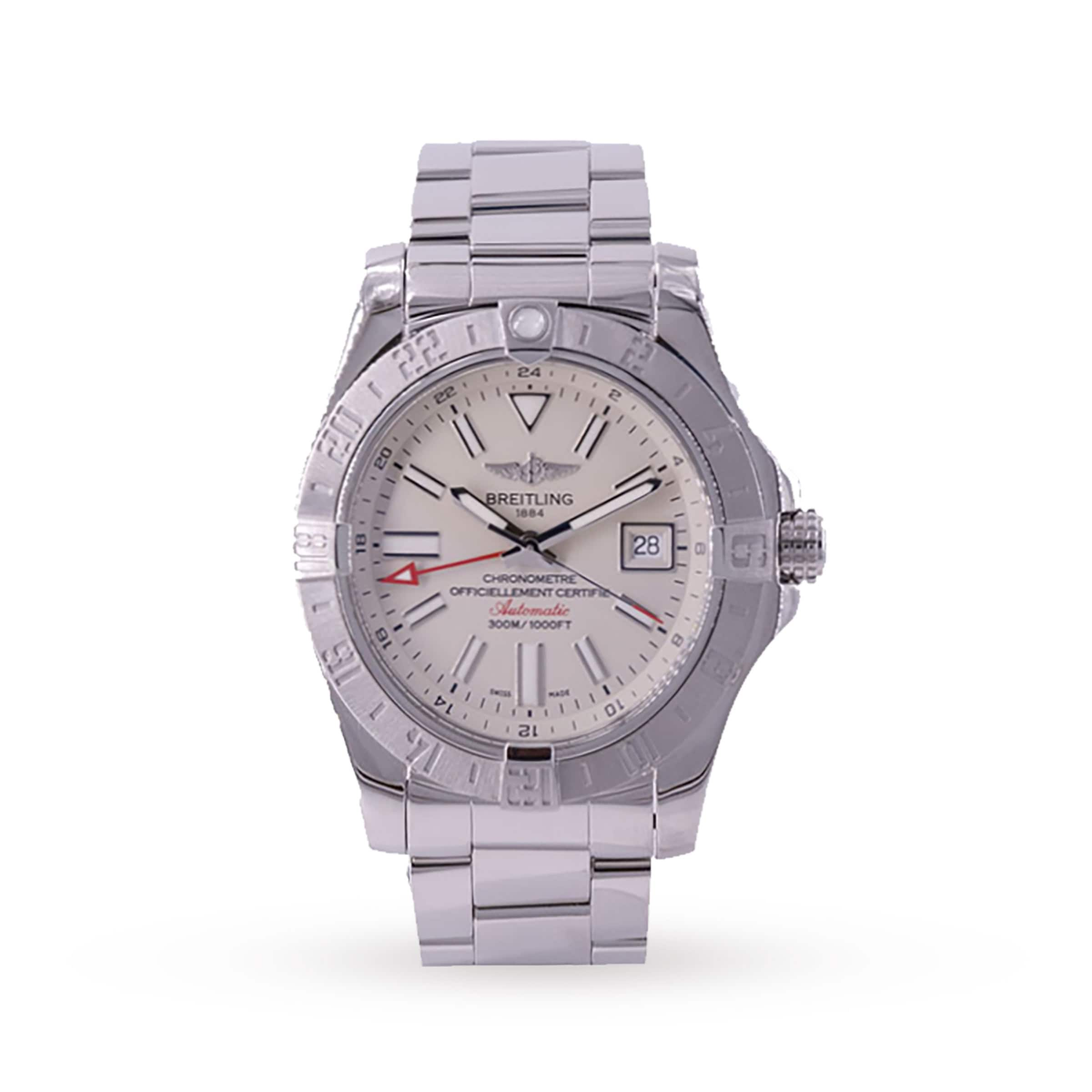 Breitling avenger ii hot sale gmt white dial