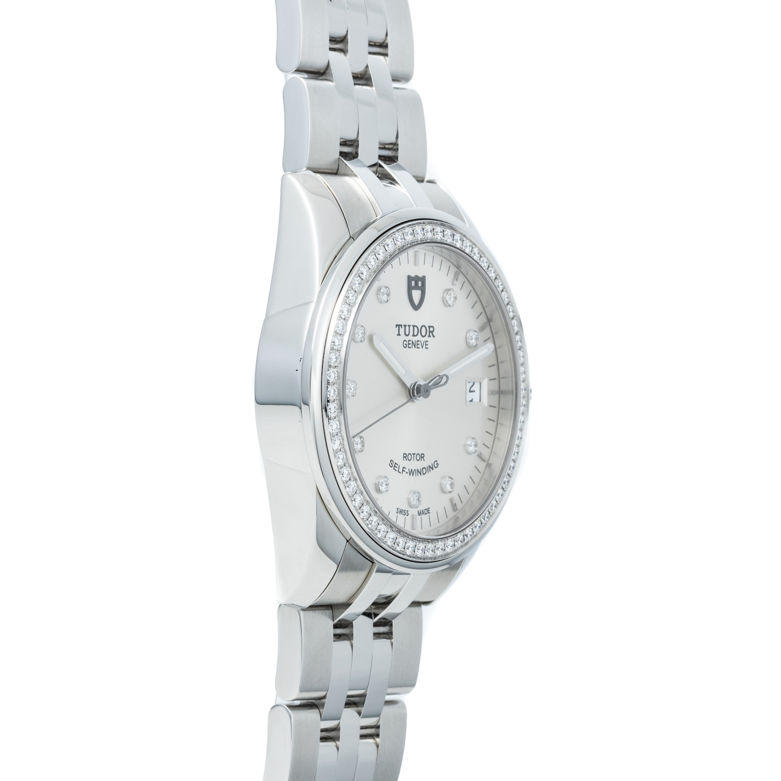 Pre-Owned Tudor Glamour Date Diamonds 36mm