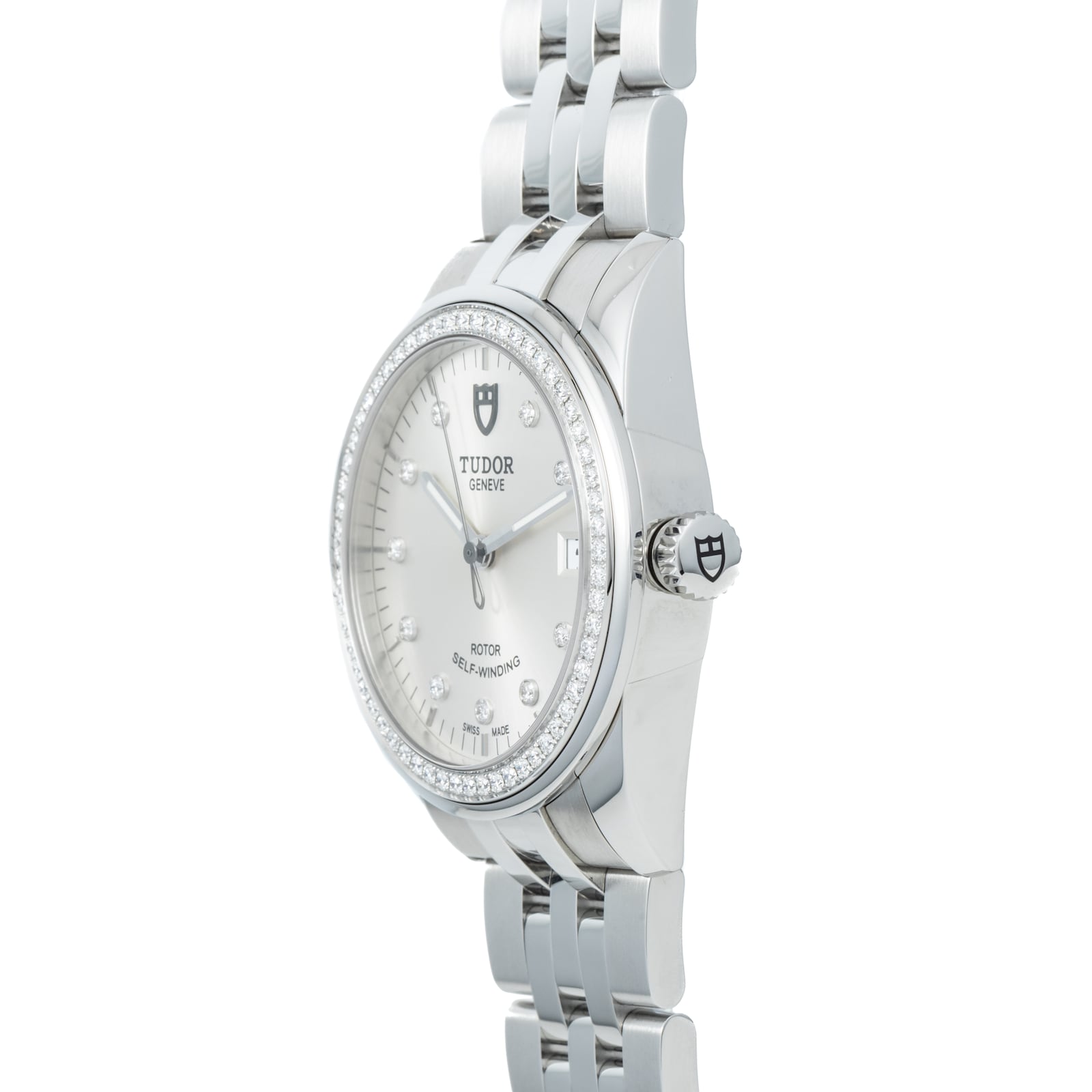 Pre-Owned Tudor Glamour Date Diamonds 36mm