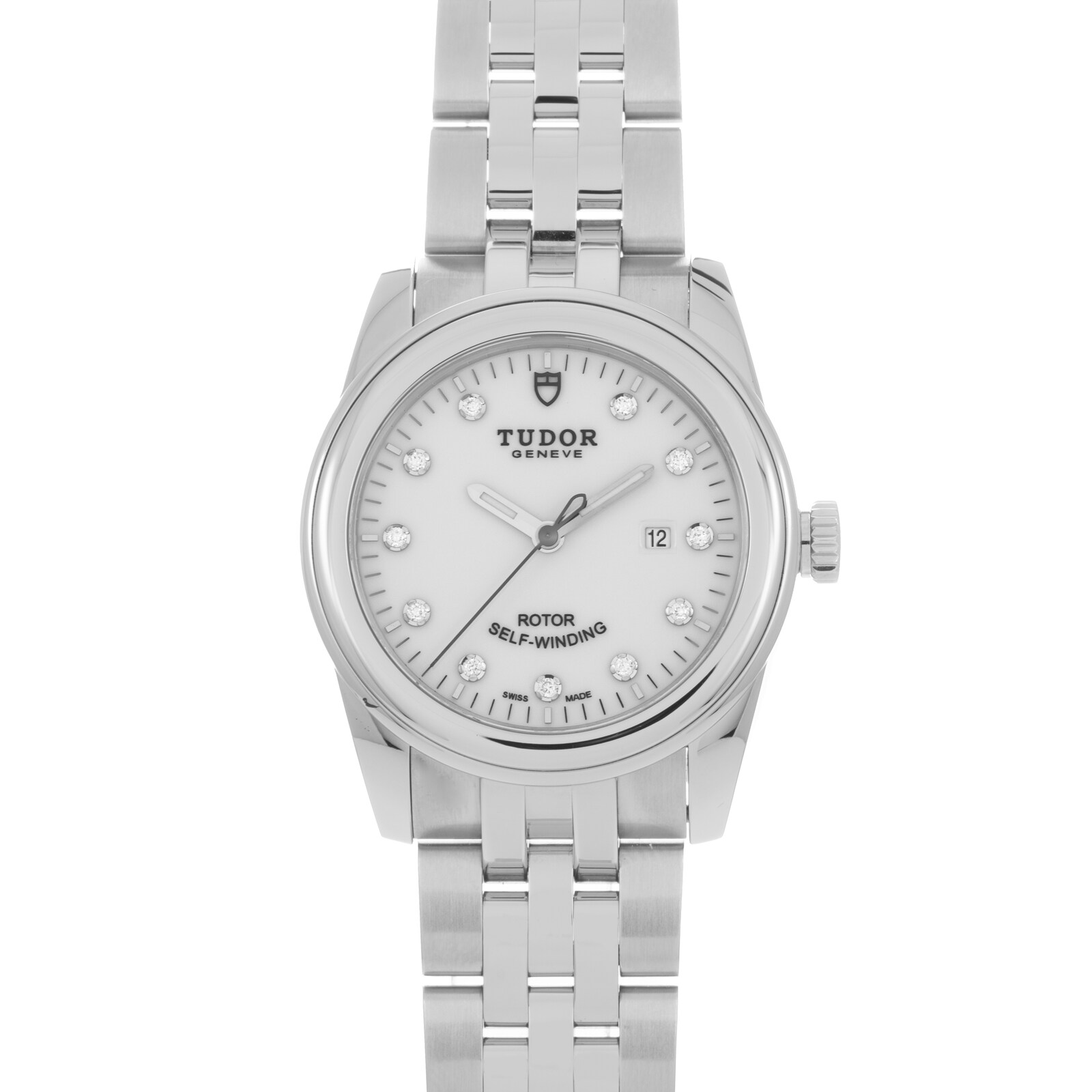Pre-Owned Tudor by Analog Shift Glamour Date Diamonds 31mm