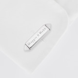 Mappin & Webb Sterling Silver Bar and Chain  Cufflinks