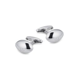 20110267 - Sterling Silver Rugby Ball Cufflinks