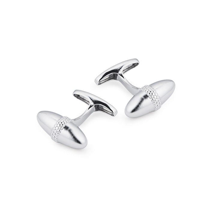 Mappin & Webb Sterling Silver Bullet Cufflinks