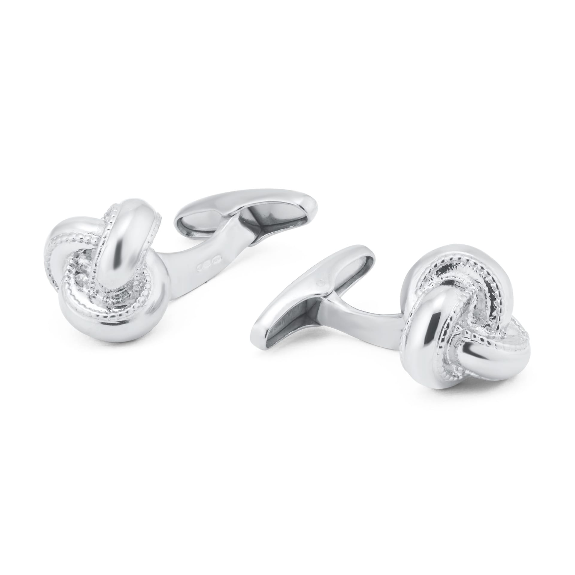 Mappin & Webb Sterling Silver Knot Cufflinks