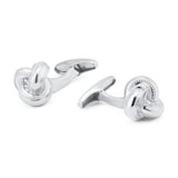 Mappin & Webb Sterling Silver Knot Cufflinks