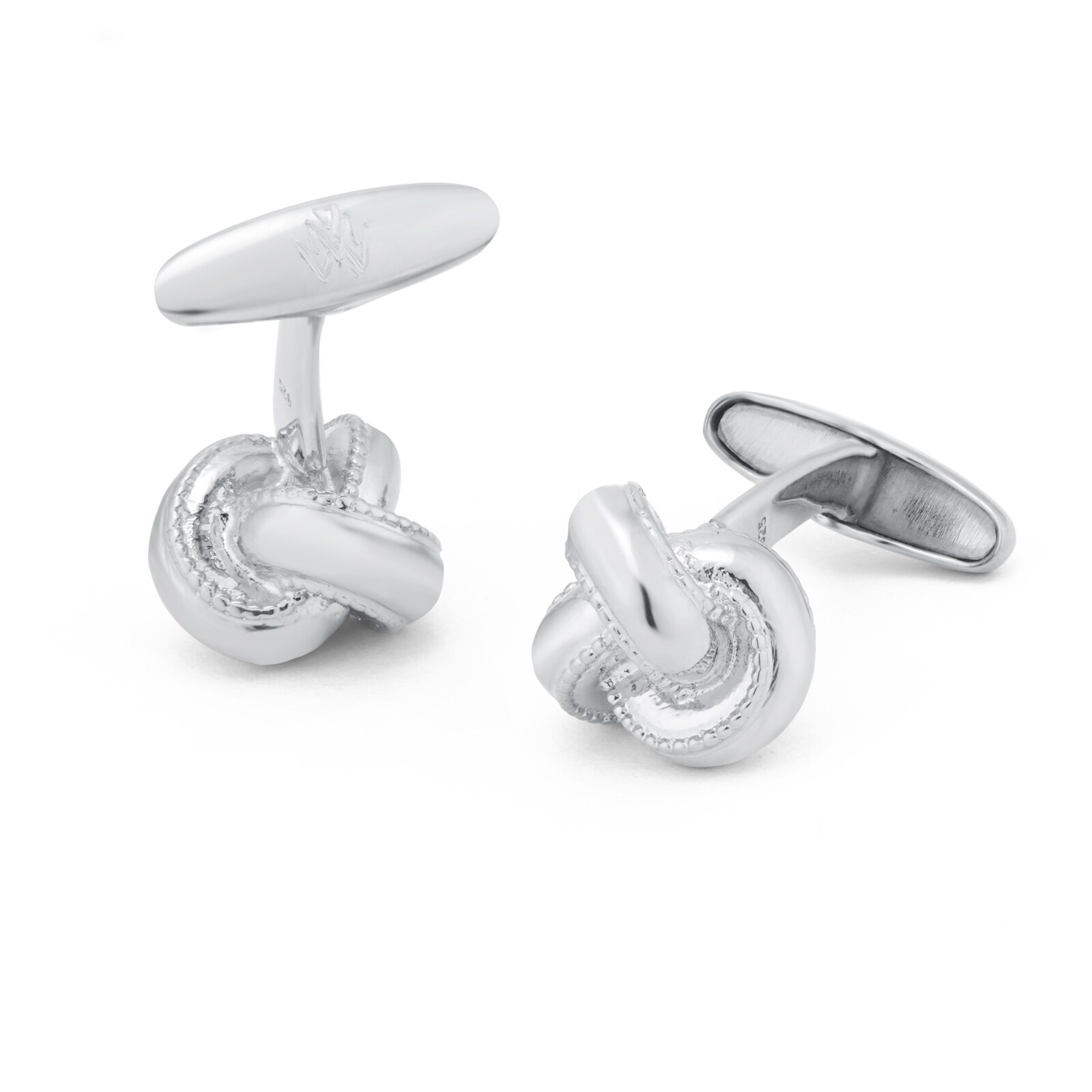 Mappin & Webb Sterling Silver Knot Cufflinks